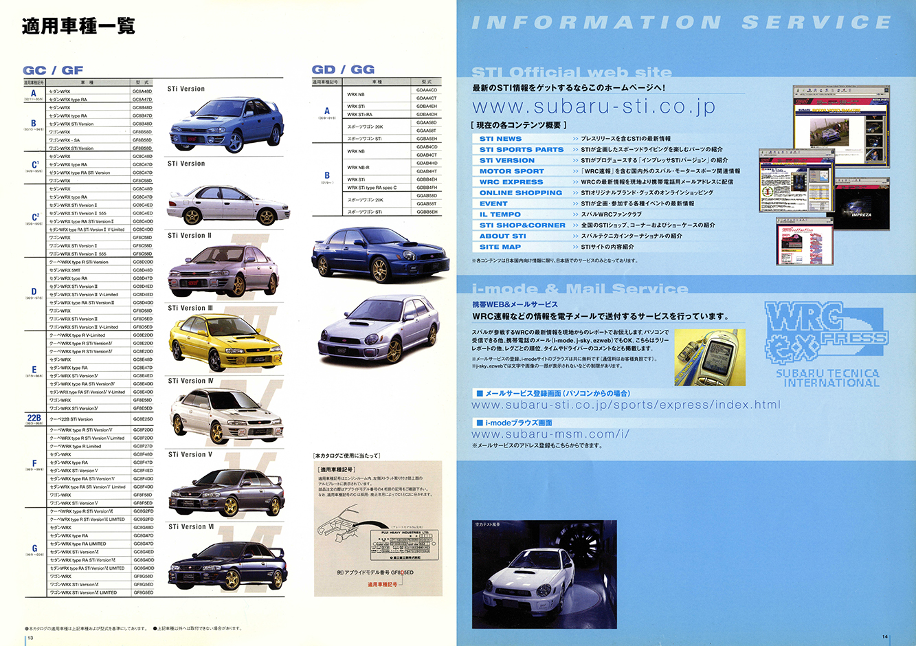 2000N8s 2002N1s CvbT STI X|[cp[c J^O(9)